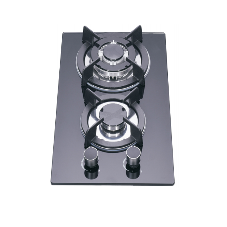 30cm glass gas hob