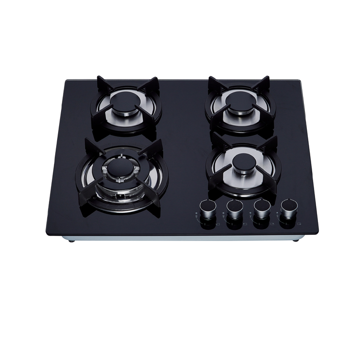 Classic design 60cm glass gas hob