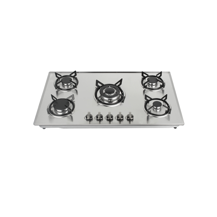 Enamelled iron pan support gas stove