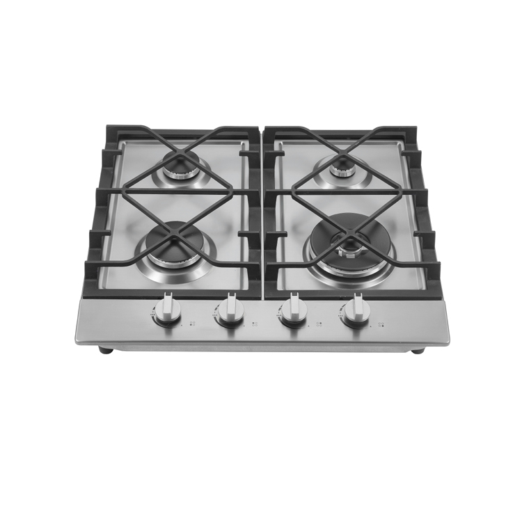 4 burners 60cm SS gas hob