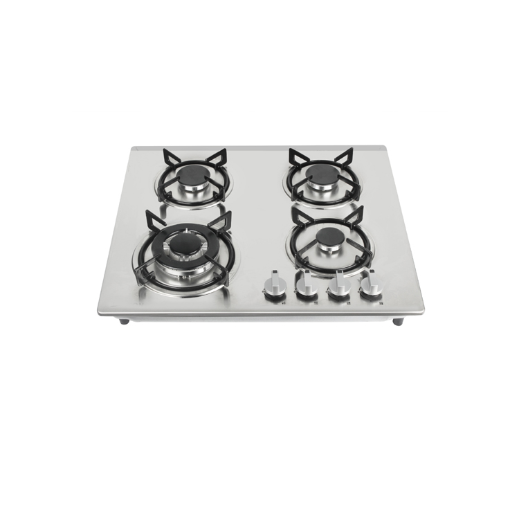 Enamelled iron pan support gas stove 4 burners