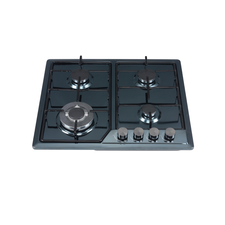 Black stainless steel gas stove