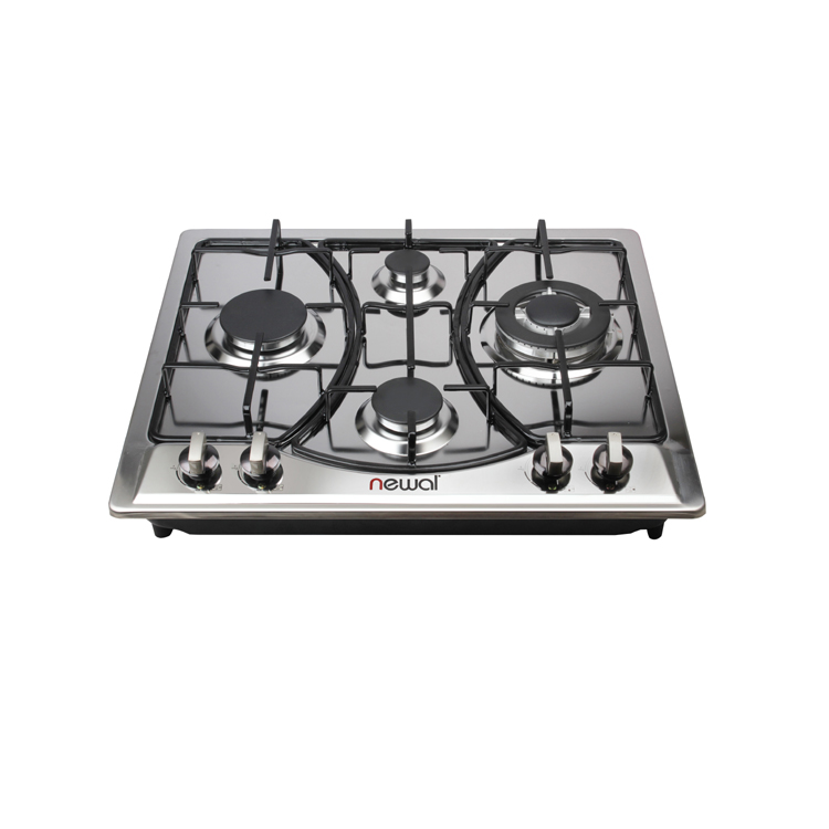 4 burners gas hob with rapid burner