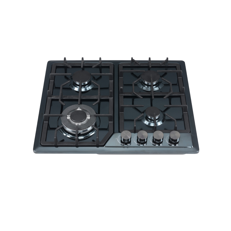 Black SS gas cooktop