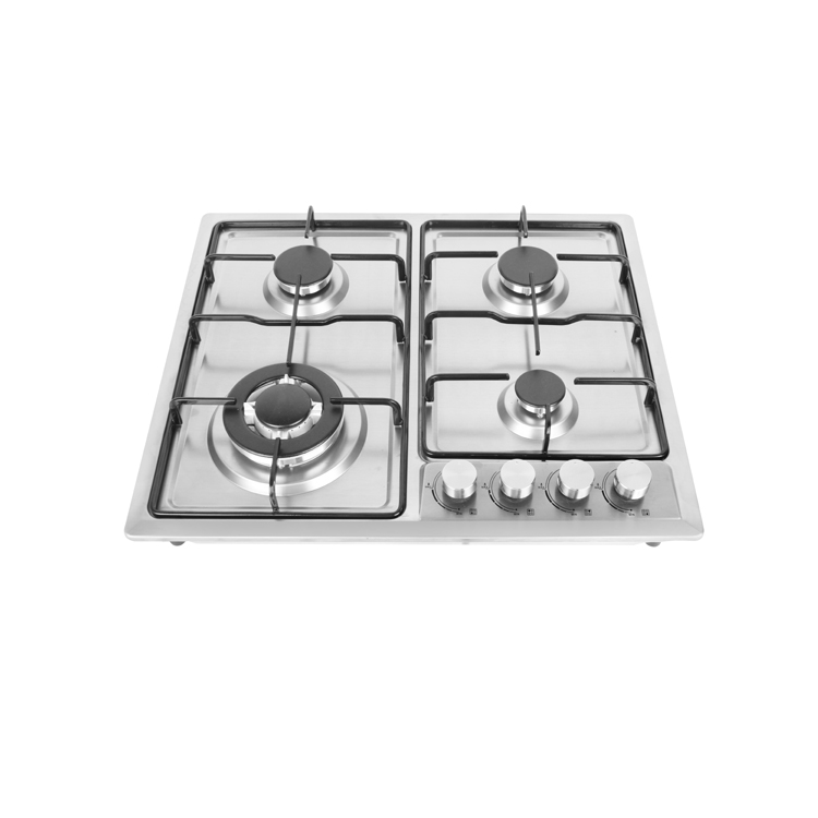 Enamelled iron pan support gas stove