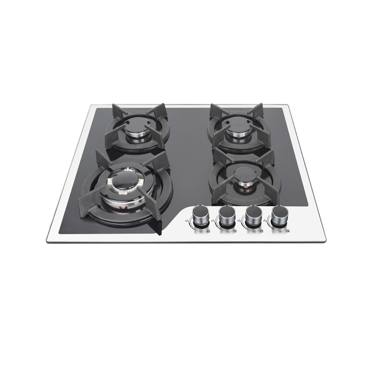 Round pan support gas cooktop