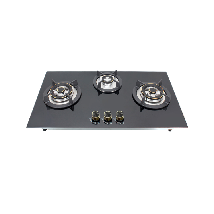 2 big rapid gas burners 75cm gas hobs