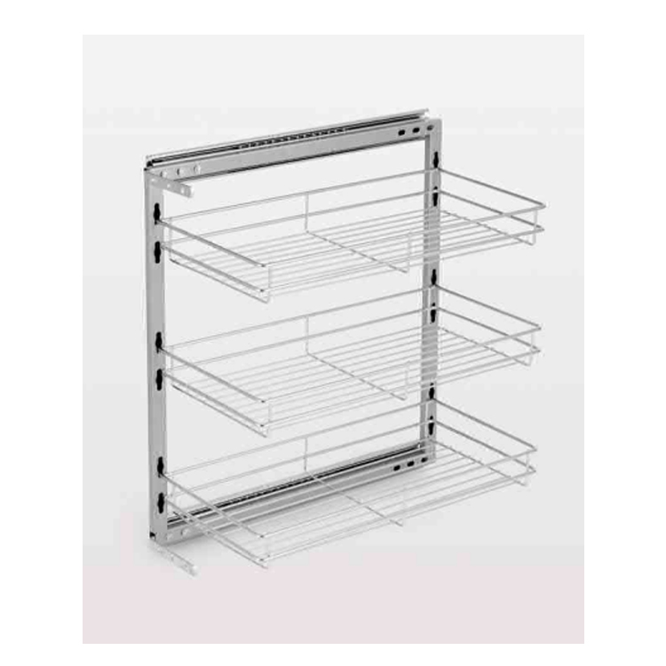 Side Pullout 3-Tier Basket