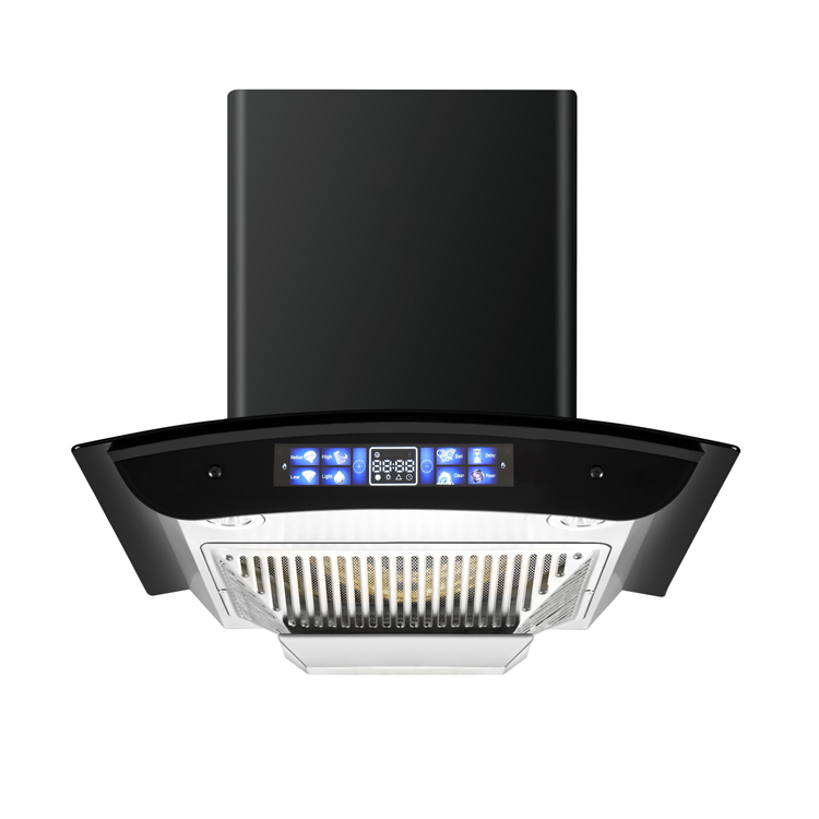 3 speed hand sensor+touch control range hood