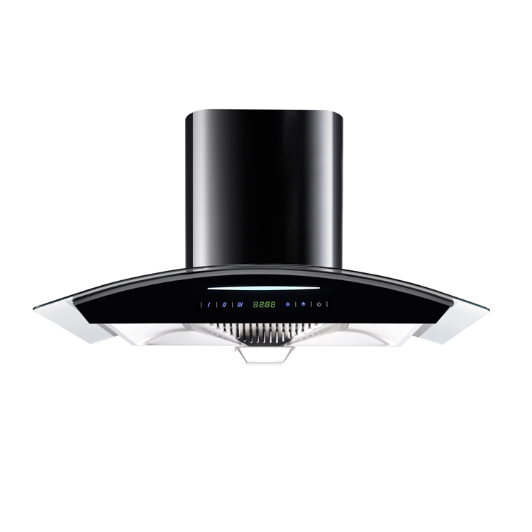 90cm glass range hood