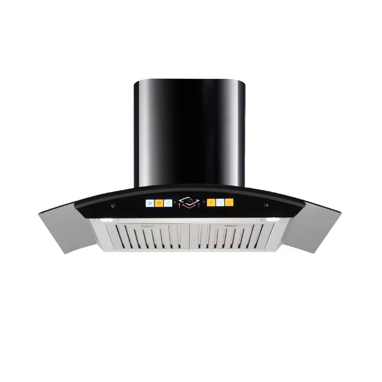 Full black 900mm cooker hood