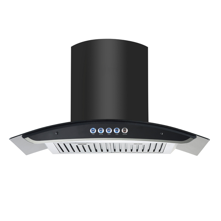 3 speed push button range hood