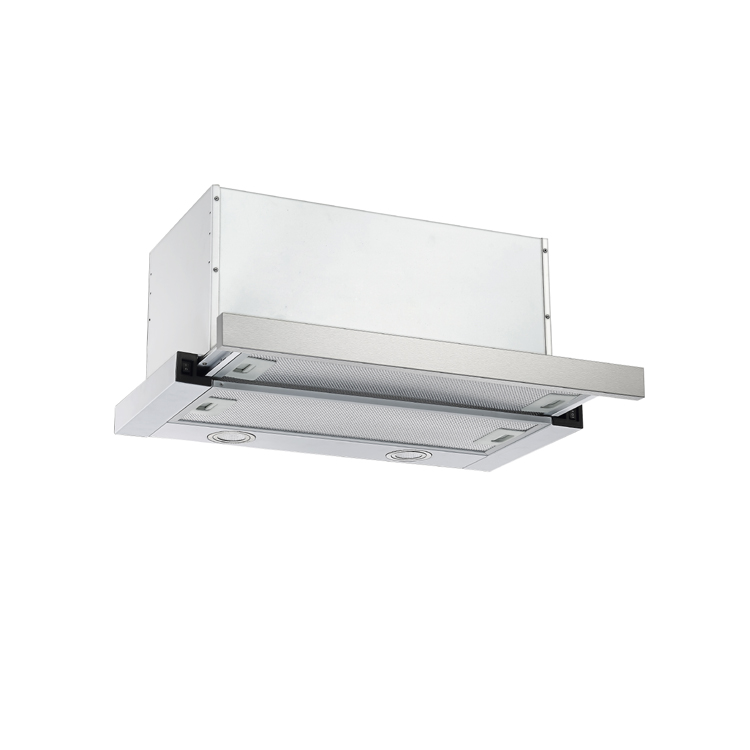 Built-in under cabinet flat slim hood