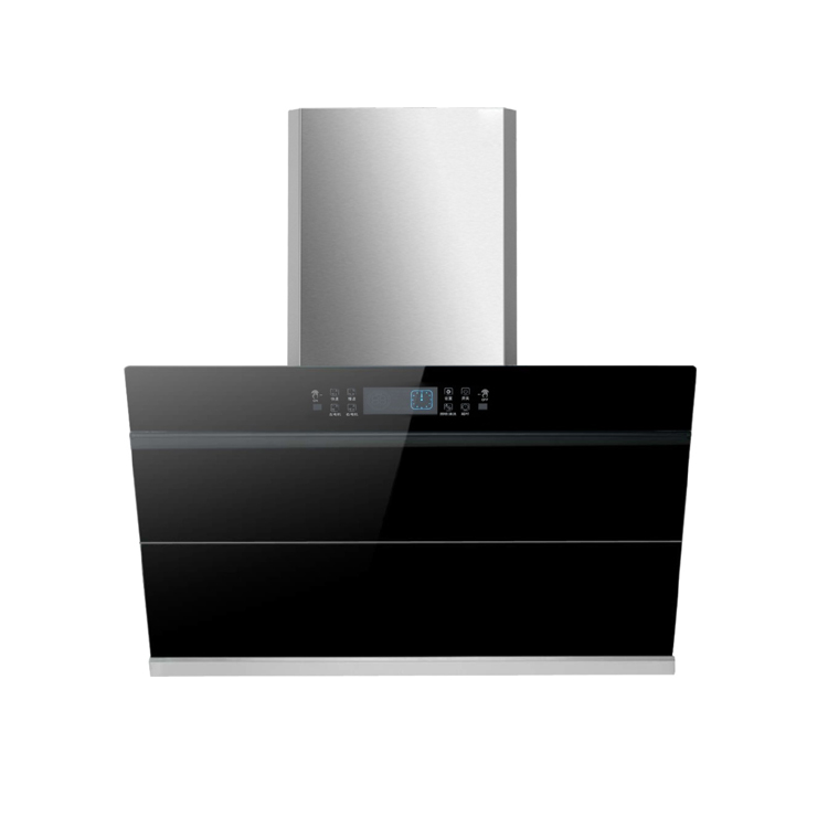 Big suction power glass range hood