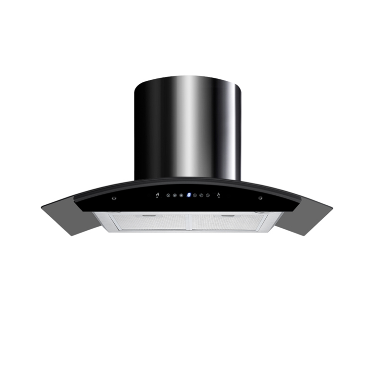 Touch control range hood