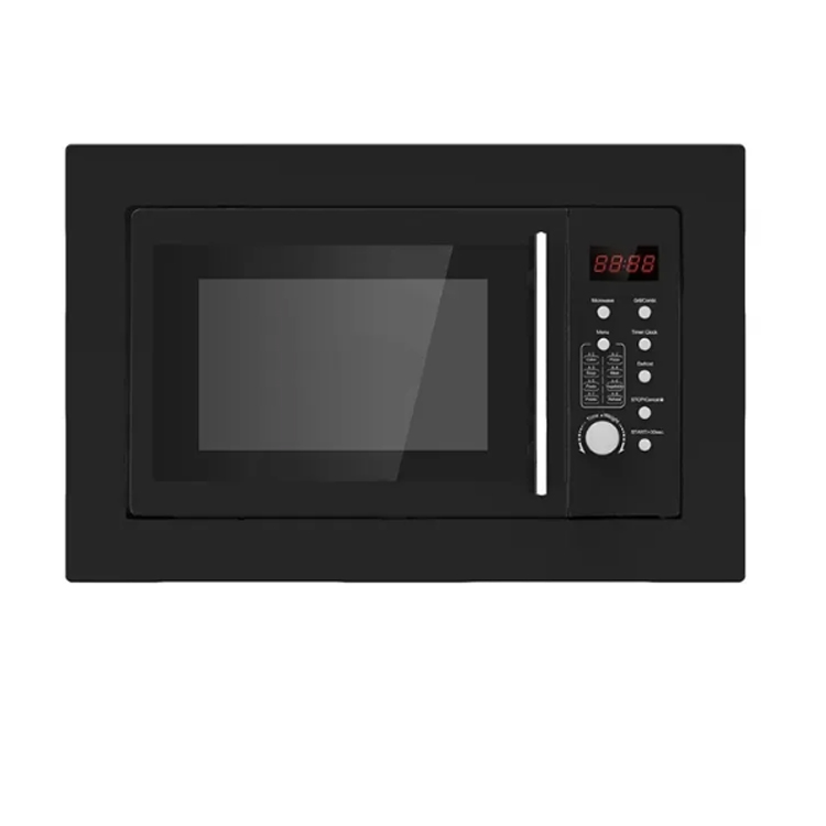 28L black microwave